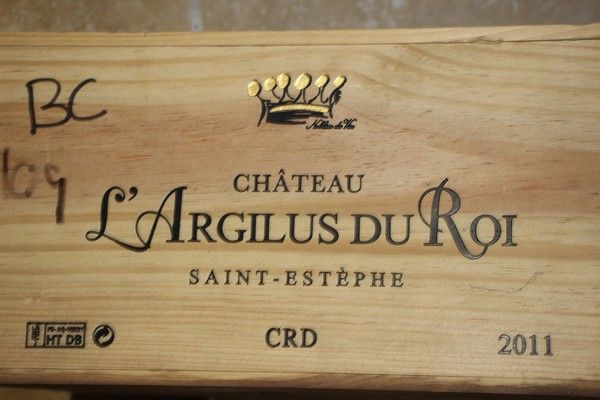 6 Mags CH. L'ARGILUS DU ROI Saint-Estèphe...