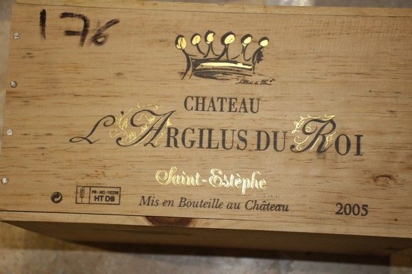 6 Blles CH. L'ARGILUS DU ROI Saint-Estèphe...