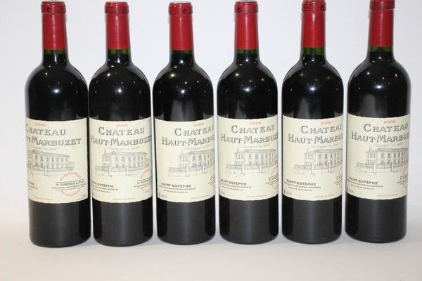 6 Blles CH. HAUT MARBUZET Saint-Estèphe ...