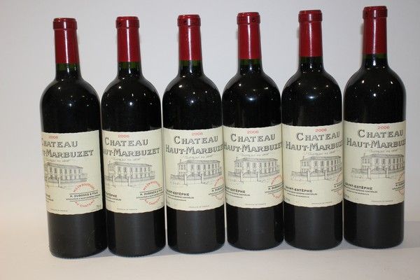 6 Blles CH. HAUT MARBUZET Saint-Estèphe ...