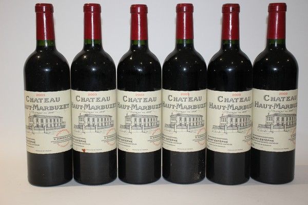 6 Blles CH. HAUT MARBUZET Saint-Estèphe ...