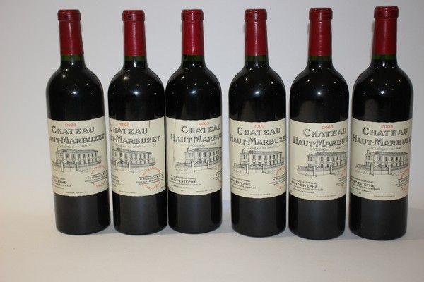 6 Blles CH. HAUT MARBUZET Saint-Estèphe,...
