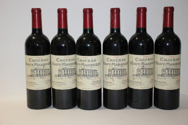 6 Blles CH. HAUT MARBUZET Saint-Estèphe ...
