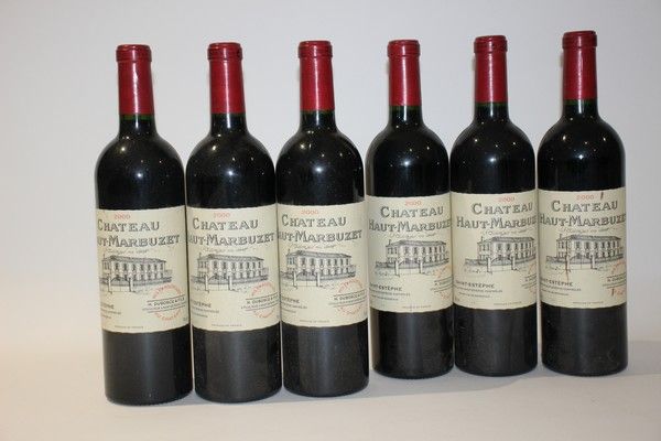 6 Blles CH. HAUT MARBUZET Saint-Estèphe ...