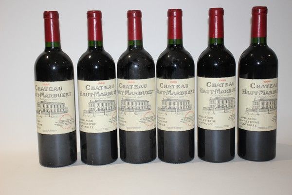 6 Blles CH. HAUT MARBUZET Saint-Estèphe ...