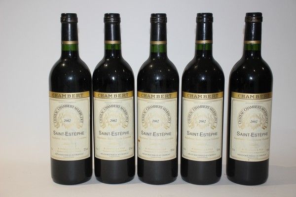 5 Blles CH. CHAMBERT MARBUZET Saint-Estèphe...
