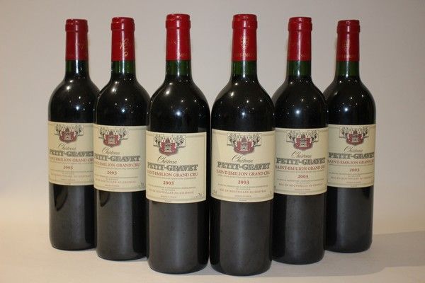 6 Blles CH. PETIT GRAVET Saint-Emilion GC...