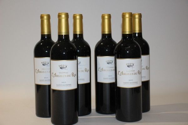 6 Blles CH. L'ARGILUS DU ROI Saint-Estèphe...