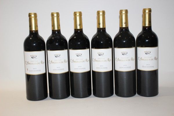 6 Blles CH. L'ARGILUS DU ROI Saint-Estèphe...