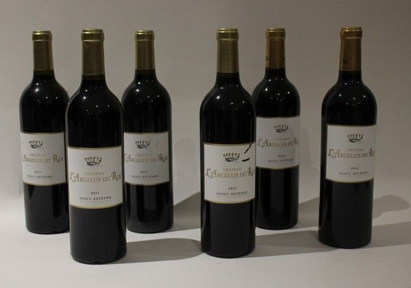 6 Blles CH. L'ARGILUS DU ROI Saint-Estèphe...