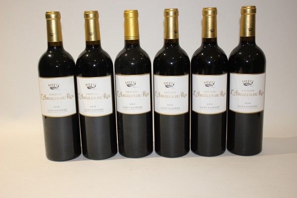 6 Blles CH. L'ARGILUS DU ROI Saint-Estèphe...