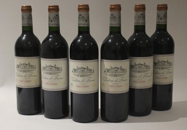 6 Blles CH. DE FRANCE Pessac-Léognan 199...