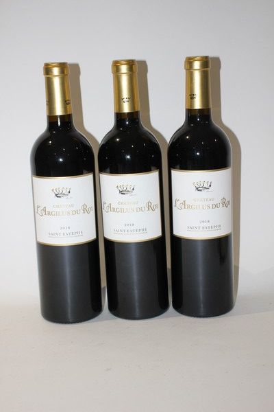3 Blles CH. L'ARGILUS DU ROI Saint-Estèphe...