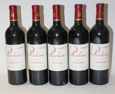 5 Blles CH. PIERHEM Pomerol 2001