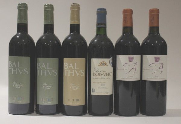 Lot de 6 blles comprenant: