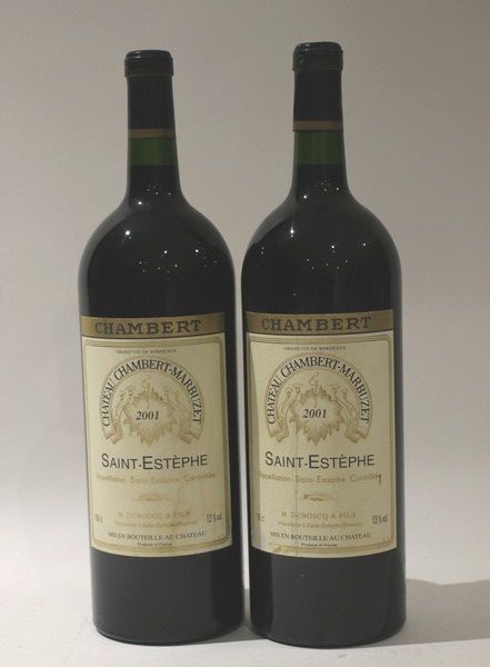 2 Mags CH. CHAMBERT MARBUZET Saint-Estèphe...