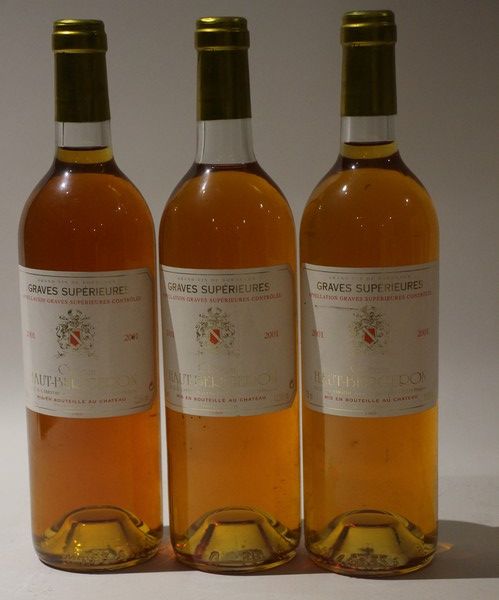 3 Blles CH. HAUT BERGERON Graves Supérieurs...