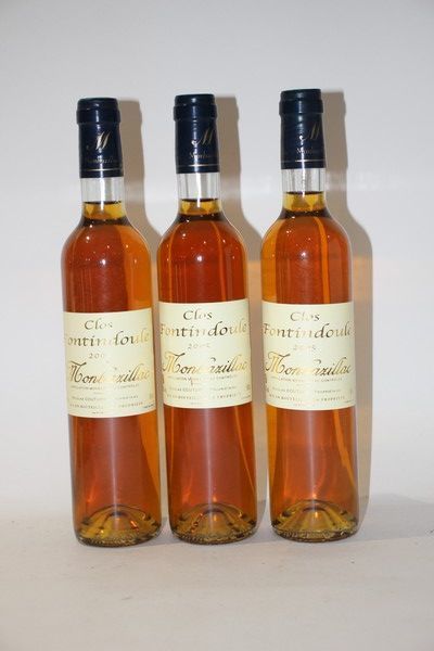3 x 50 cl CLOS FONTINDOULE Monbazillac 2...