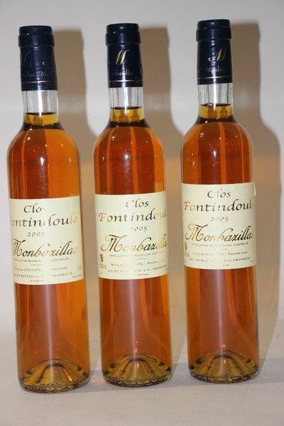 3 x 50 cl CLOS FONTINDOULE Monbazillac 2...
