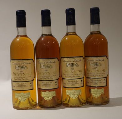 4 Blles DOMAINE DE MALARRODE Jurançon 19...