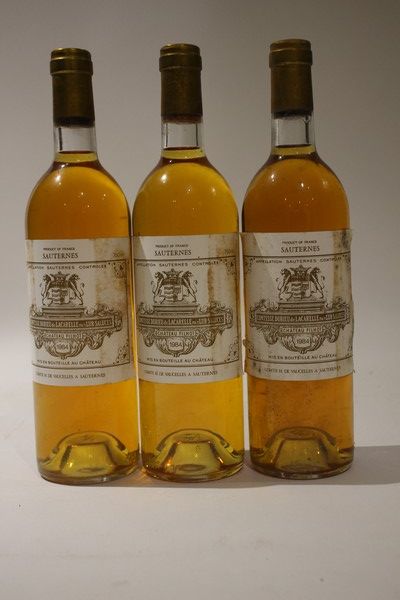 3 Blles CH. FIHLOT Sauternes 1er CC 1984
