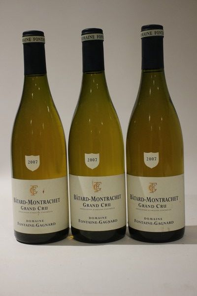 3 Blles BATARD MONTRACHET GC mise Dom. Fontaine-Gagnard...