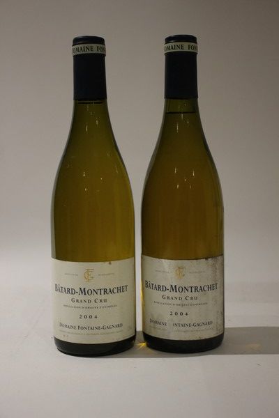 2 Blles BATARD MONTRACHET GC mise Dom. Fontaine-Gagnard...