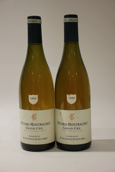 2 Blles BATARD MONTRACHET GC mise Dom. Fontaine-Gagnard...