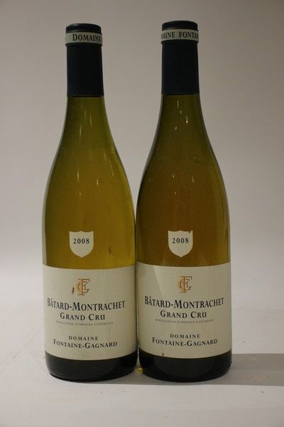 2 Blles BATARD MONTRACHET GC mise Dom. Fontaine-Gagnard...