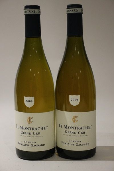 2 Blles LE MONTRACHET GC mise Dom. Fontaine-Gagnard...