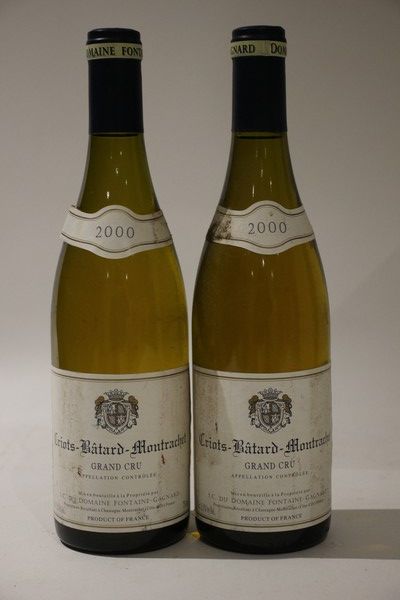 2 Blles CRIOTS BATARD MONTRACHET GC mise...