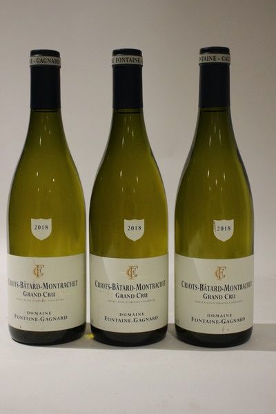 3 Blles CRIOTS BATARD MONTRACHET GC mise...