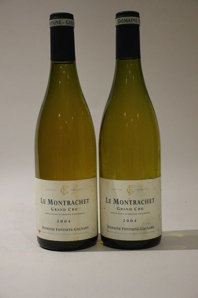 2 Blles LE MONTRACHET GC mise Dom. Fontaine-Gagnard...