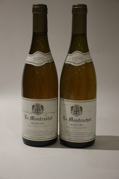2 Blles LE MONTRACHET GC mise Dom. Fontaine-Gagnard...