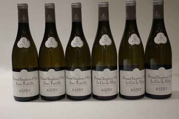 6 Blles PERNAND VERGELESSES 1er Cru mise...