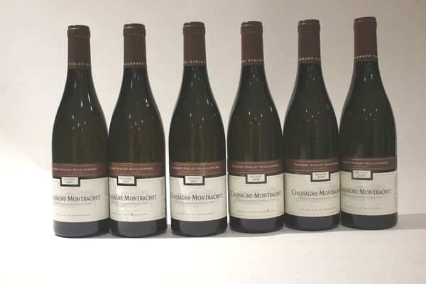 6 Blles CHASSAGNE MONTRACHET 1er Cru Morgeot...
