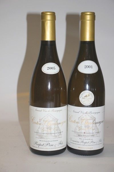 2 Blles CORTON CHARLEMAGNE GC mise Dom. ...