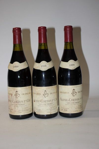 3 Blles ALOXE-CORTON 1er Cru Les Coutières...