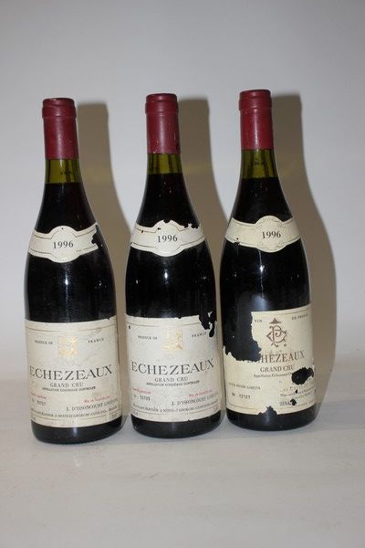 3 Blles ECHEZAUX GC mise Dom. J. d'Issoncourt...