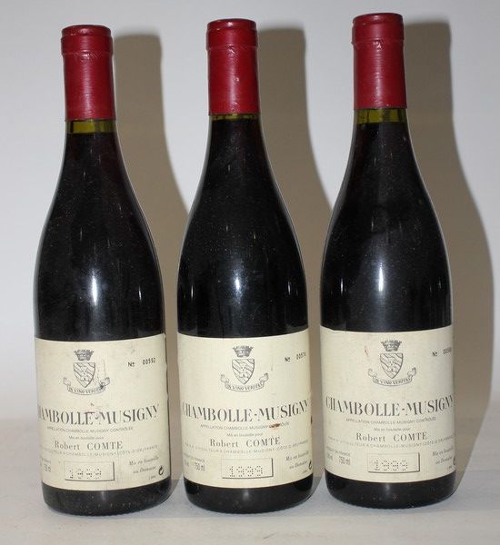 3 Blles CHAMBOLLE MUSIGNY Mise Dom. Robert...