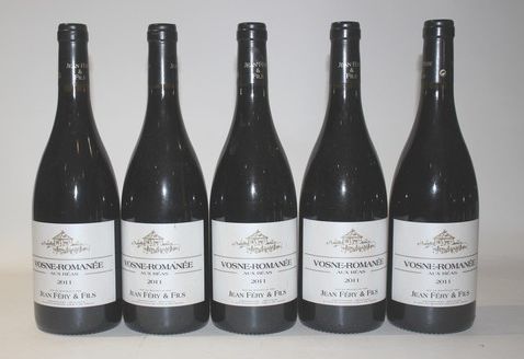 5 Blles VOSNE ROMANÉE aux Réas mise Dom....
