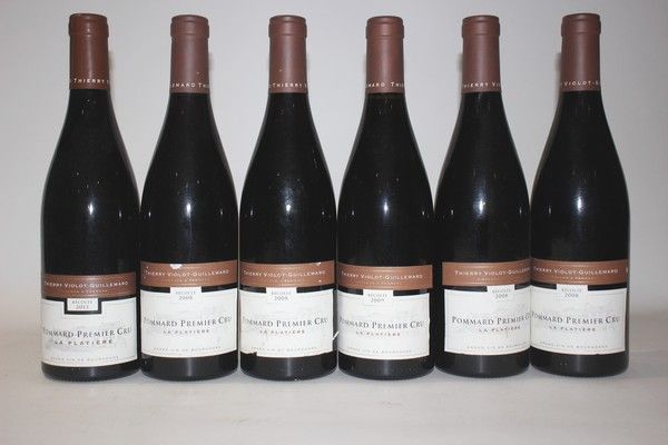 6 Blles POMMARD 1er Cru La Platière mise...