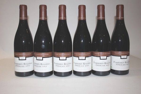 6 Blles POMMARD 1er Cru Rugiens mise Dom....