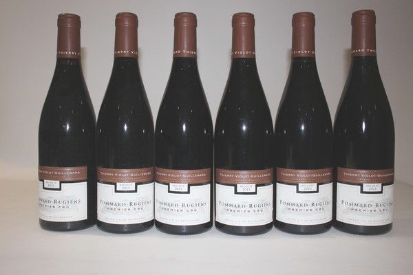 6 Blles POMMARD 1er Cru Rugiens mise Dom....
