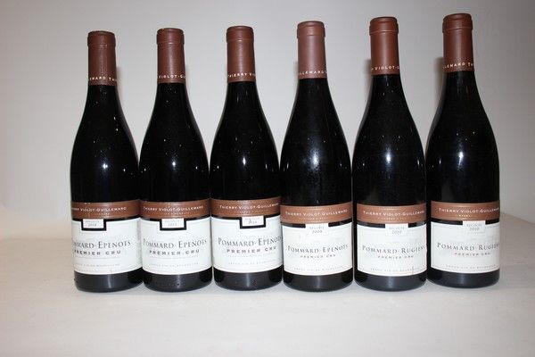 Lot de 6 blles mise Dom. Viollot-Guillemard...