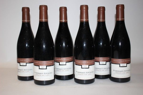 6 Blles POMMARD Les Epenots 1er Cru mise...