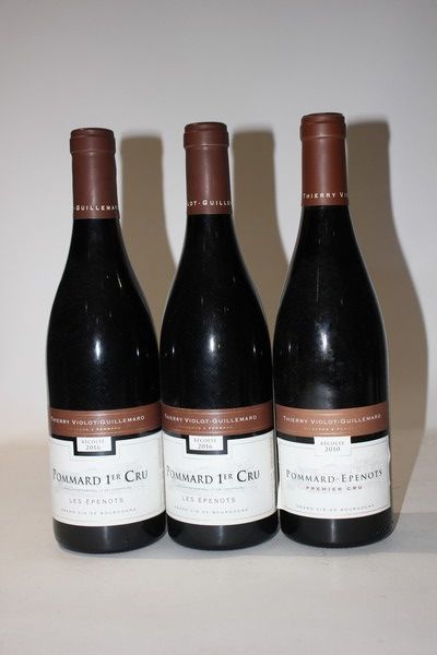 3 Blles POMMARD 1er Cru Les Epenots mise...
