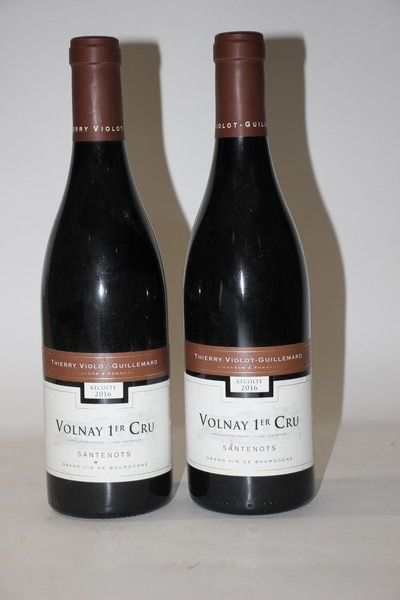2 Blles VOLNAY 1er Cru mise Dom. Viollot-Guillemard...
