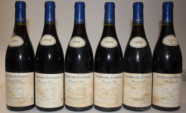 6 Blles POMMARD 1er Cru Epenots mise Dom....