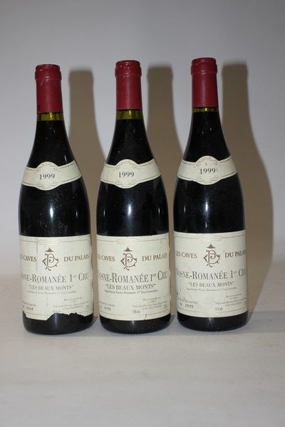 3 Blles VOSNE ROMANÉE 1er Cru Les Beaux Monts...